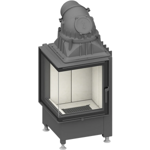 Fireplace heart Schmid Ekko 45 s, hinged door