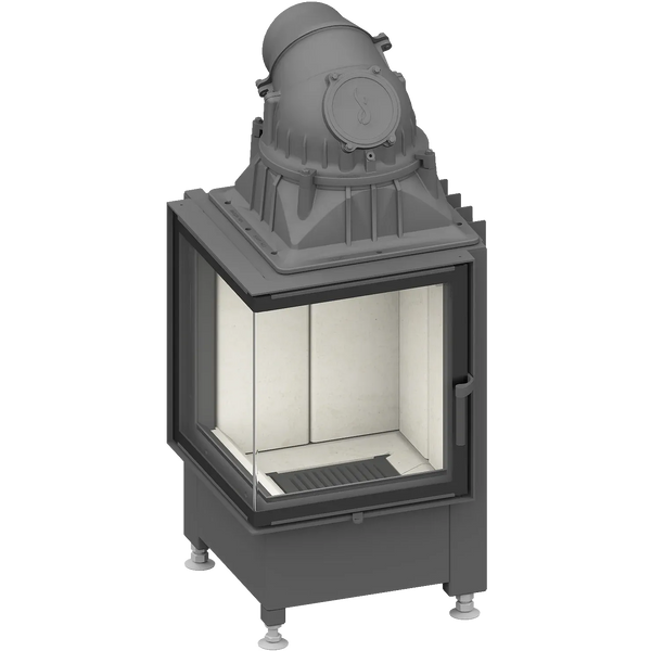 Fireplace heart Schmid Ekko 45 s, hinged door