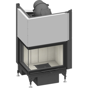 Fireplace heart Schmid Ekko L 67 h (45) evo, lift hatch