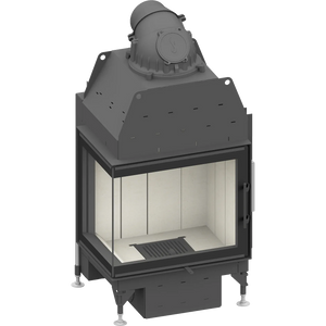 Fireplace heart Schmid Ekko L 67 s (45)evo, hinged door