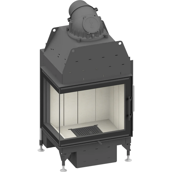 Fireplace heart Schmid Ekko L 67 s (45)evo, hinged door