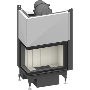 Fireplace heart Schmid Ekko L 67 h (34) evo, lift hatch