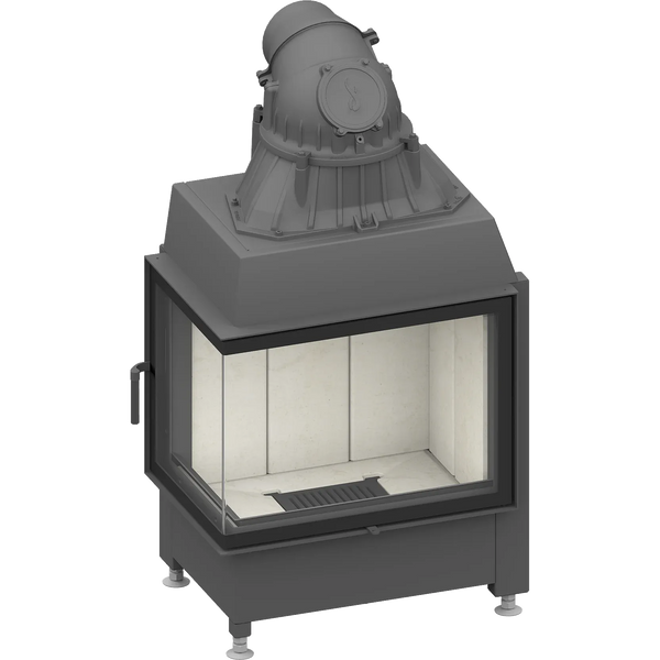 Fireplace heart Schmid Ekko L 67 s (45), hinged door (Seamless)