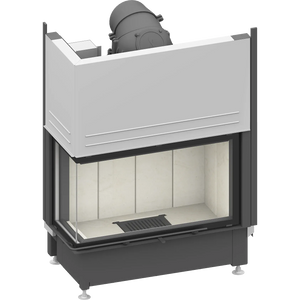 Fireplace heart Schmid Ekko L 84 h (34), lift hatch