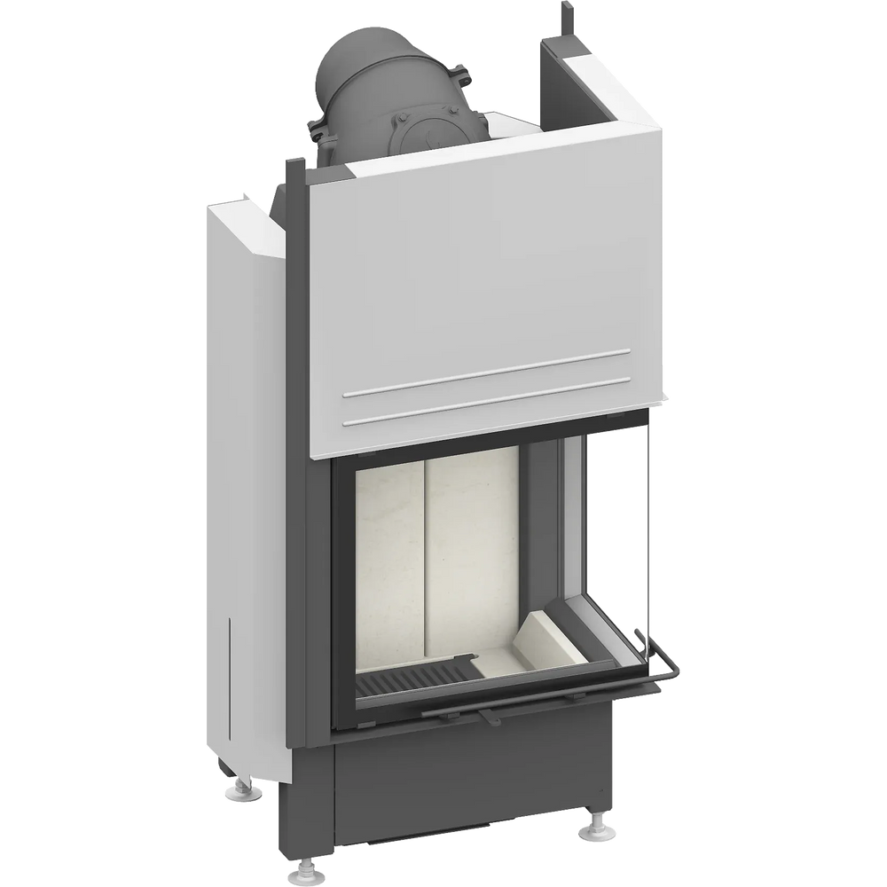 Fireplace heart Schmid Ekko R 55 h, lift hatch