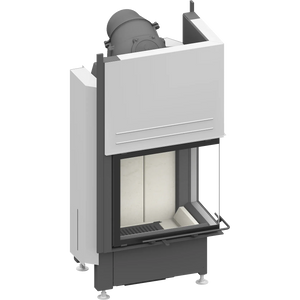 Fireplace heart Schmid Ekko R 55 h, lift hatch