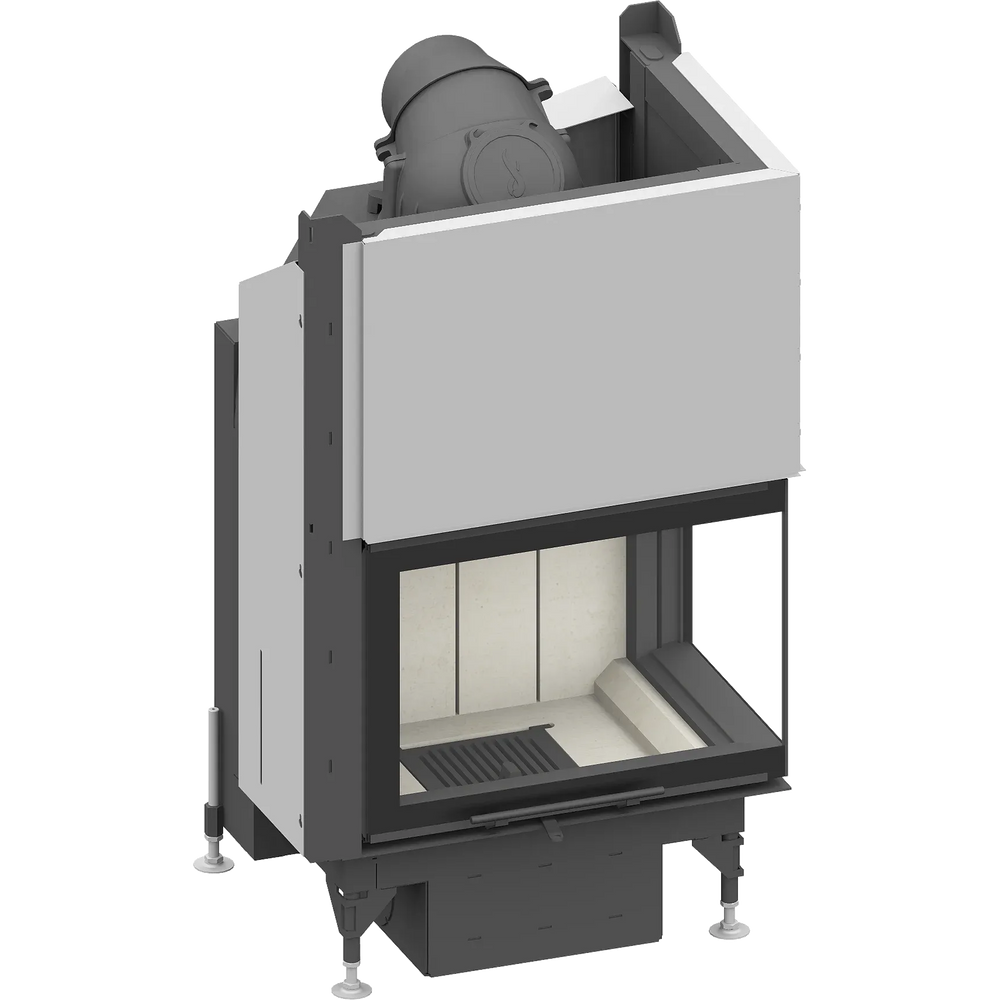 Fireplace heart Schmid Ekko R 67 h (45) evo, lift hatch