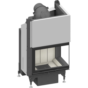 Fireplace heart Schmid Ekko R 67 h (45) evo, lift hatch