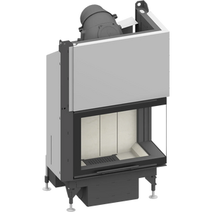 Fireplace heart Schmid Ekko R 67 h (34)evo, lift hatch