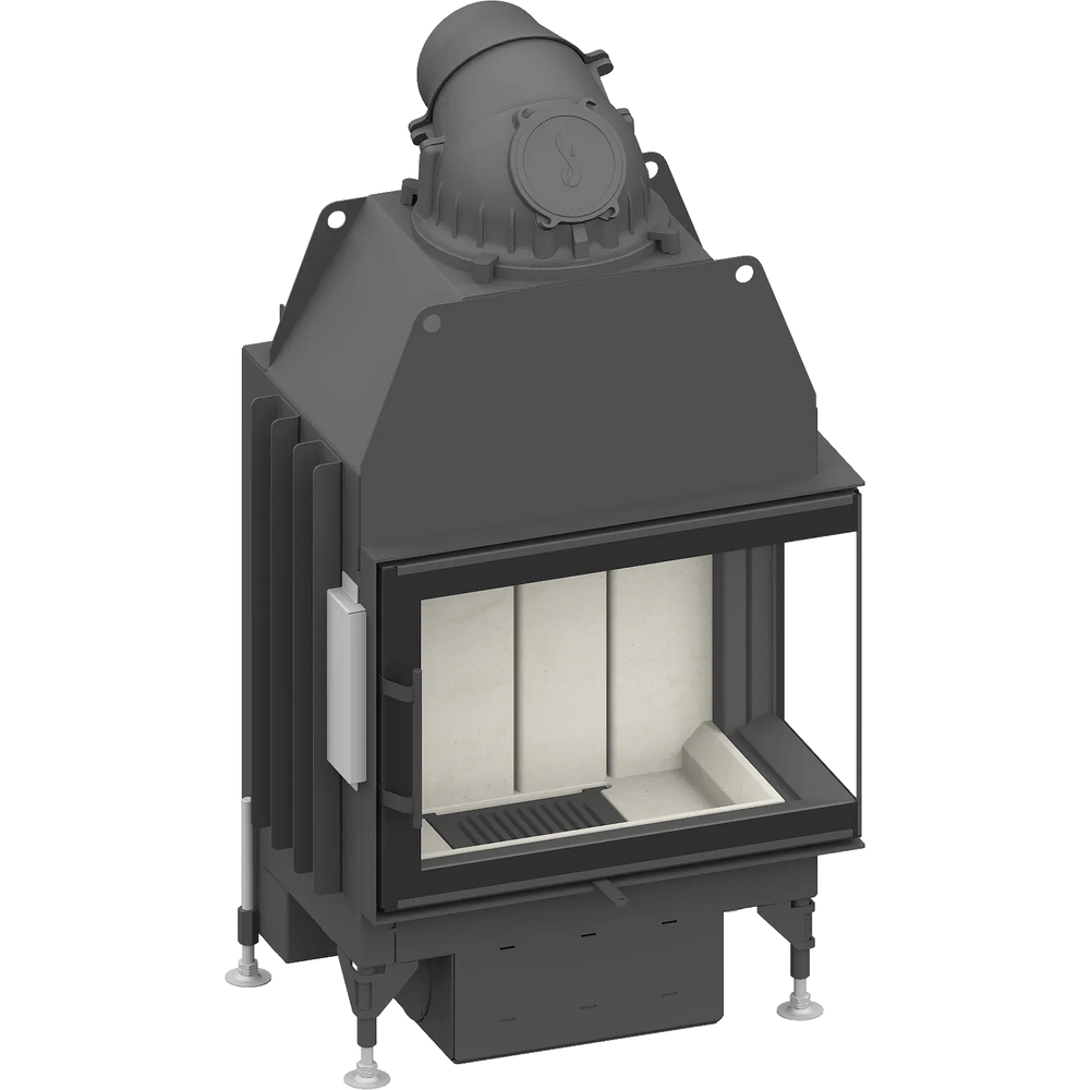 Fireplace heart Schmid Ekko R 67 s (34) evo, hinged door