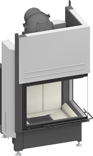 Fireplace heart Schmid Ekko R 67 h (45) , lift hatch