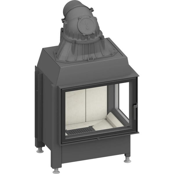 Fireplace heart Schmid Ekko R 67 s (45), hinged door (with bar)