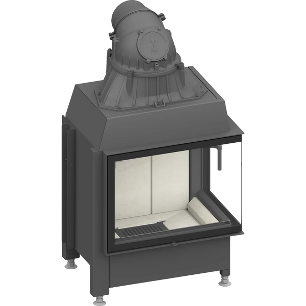 Fireplace heart Schmid Ekko R 67 s (45), hinged door (Seamless)