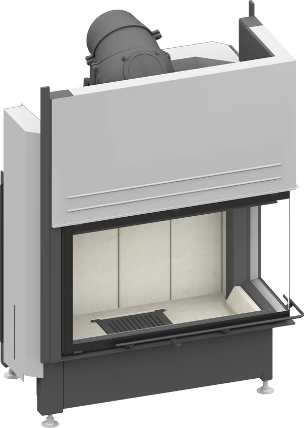 Fireplace heart Schmid Ekko R 84 h (34), lift hatch
