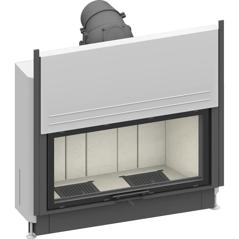 Fireplace heart Schmid Lina 100 h, lift hatch