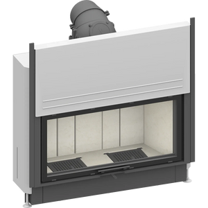 Fireplace heart Schmid Lina 100 h, lift hatch