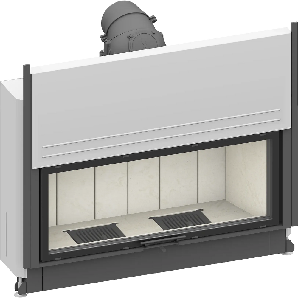 Fireplace heart Schmid Lina 120, lift hatch