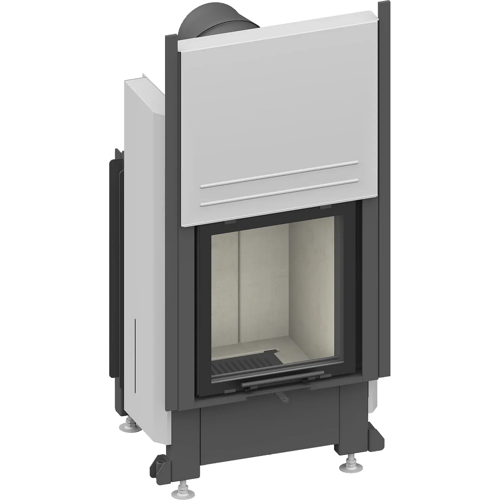 Fireplace heart Schmid Lina H 45, lift/canal door