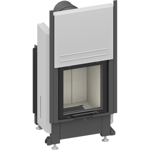 Fireplace heart Schmid Lina H 45, lift/canal door