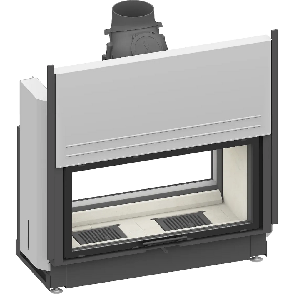 Fireplace heart Schmid Lina TV 100 h, lift hatch