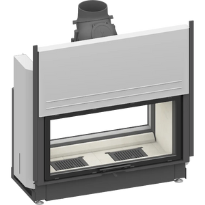 Fireplace heart Schmid Lina TV 100 h, lift hatch