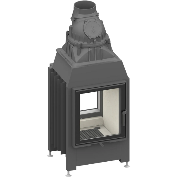 Fireplace heart Schmid Lina TV 45 s/s, Hinged Door