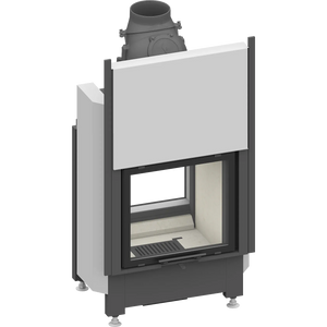 Fireplace heart Schmid Lina TV 55 h/s, lift hatch