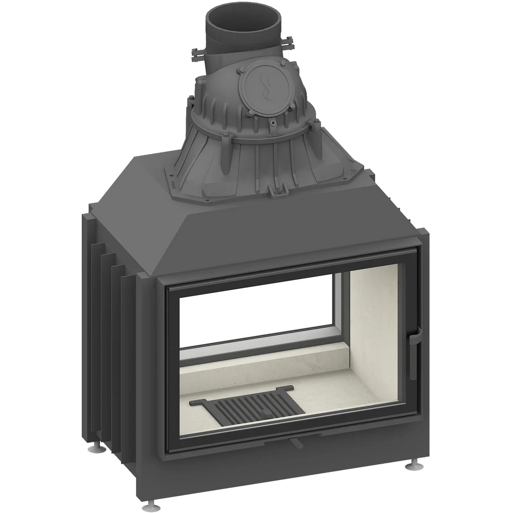 Fireplace heart Schmid Lina TV 73 s, hinged door