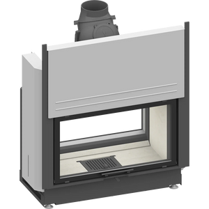 Fireplace heart Schmid Lina TV 87 h, lift/canal door