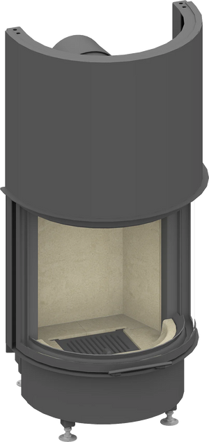 Fireplace heart Schmid Ronda 60 h - 180, Lift hatch