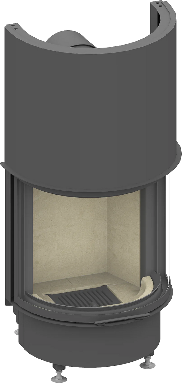 Fireplace heart Schmid Ronda 60 h - 180, Lift hatch