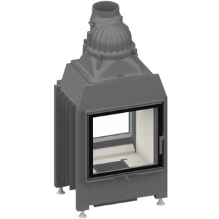 Fireplace heart Schmid Lina TV 55 s, hinged door