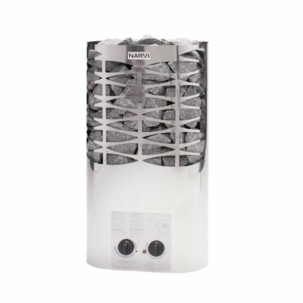 Electric sauna heater Narvi NS Mini, stainless