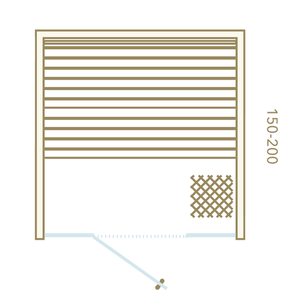 Auroom Indoor Emma Glass Sauna