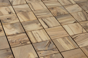 EmotionWood Square 70 Olive Wooden Panel - 4m²