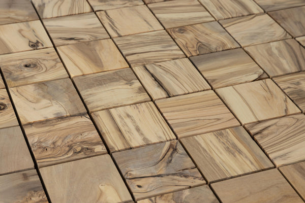 EmotionWood Square 70 Olive Wooden Panel - 4m²