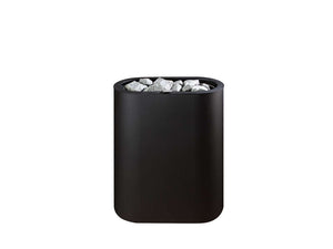Black Wall Mounted Electric Sauna Heater Tulikivi Halla