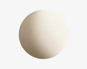Beige sphere on a white background