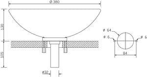 Cariitti HALO Glass basin