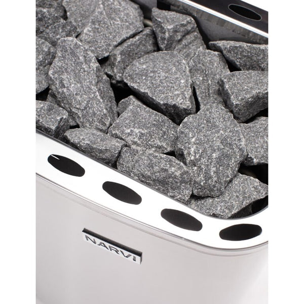 Electric sauna heater Narvi NM, stainless steel