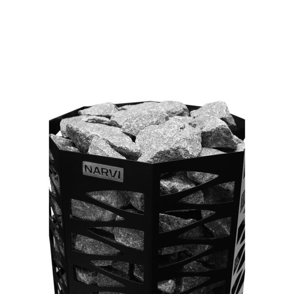 Electric Sauna heater Narvi Smooth, black