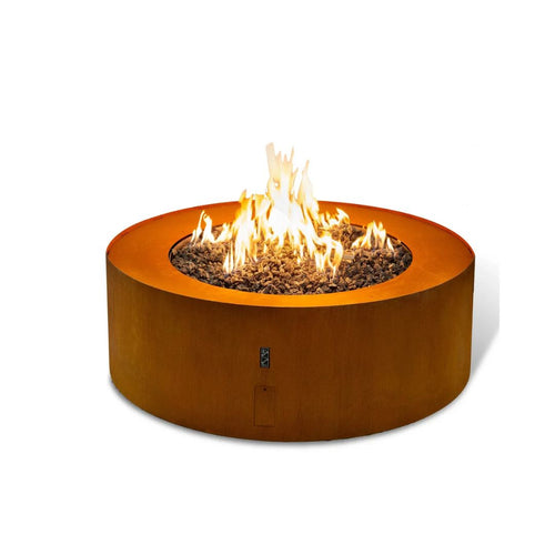 Planika Galio Star Corten Automatic – Freestanding Outdoor Gas Fireplace