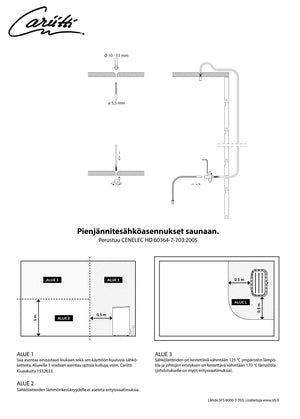 Sauna Stove Lens Fibre 2700K