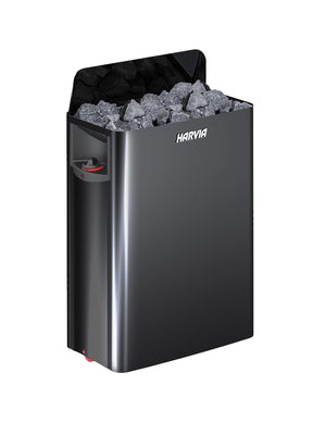 Electric Sauna Heater Harvia The Wall Black Steel