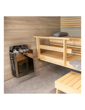 Electric Sauna Heater Harvia The Wall Black Steel