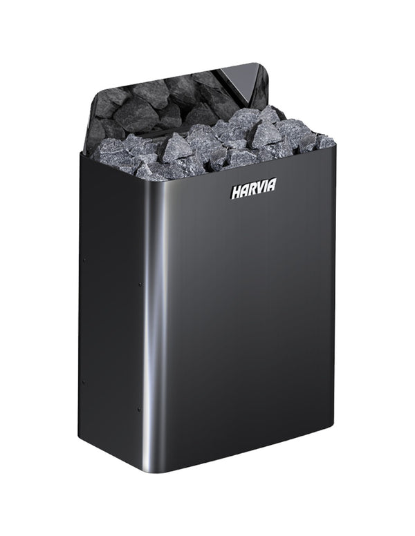 Electric Sauna Heater Harvia The Wall E Black Steel