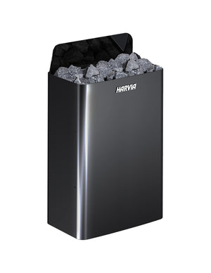 Electric Sauna Heater Harvia The Wall E Black Steel