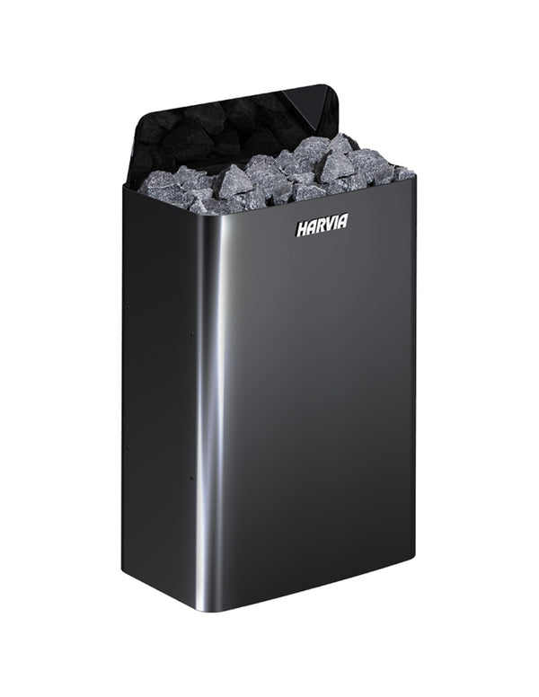 Electric Sauna Heater Harvia The Wall E Black Steel