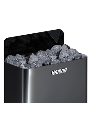 Electric Sauna Heater Harvia The Wall E Black Steel