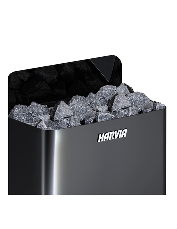 Electric Sauna Heater Harvia The Wall E Black Steel